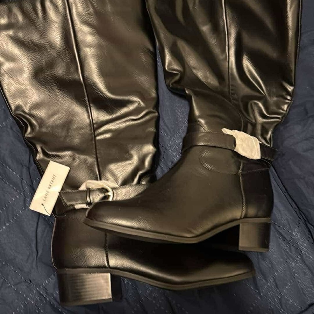 Zara Black Leather Women's Boots